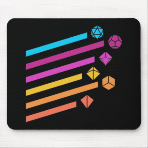 Cyberpunk Dice Ray Tabletop RPG Mousepad