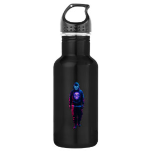 Cyberpunk Edelstahlflasche