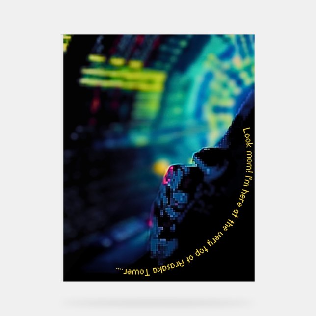 Cyberpunk Edgerunners benutzerdefiniertes Acrylzei Acrylschild (Vorderseite)