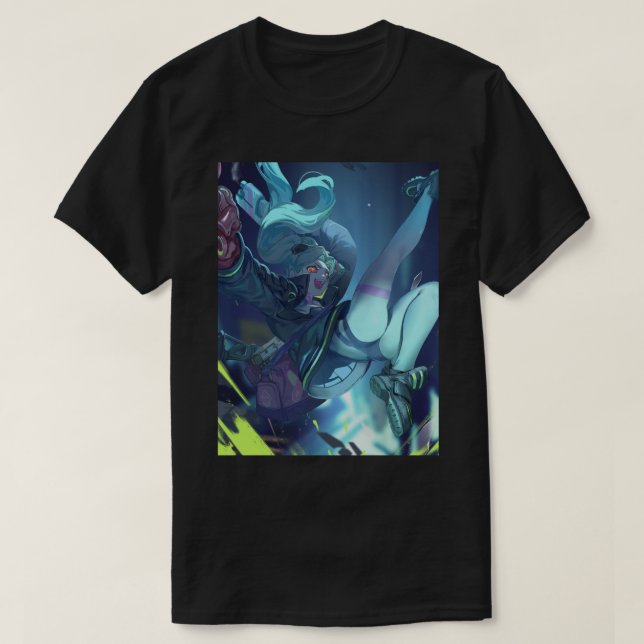 Cyberpunk Edgerunners Rebecca T-Shirt (Design vorne)