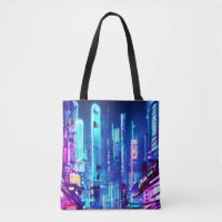 Cyberpunk Futuristic Neon City