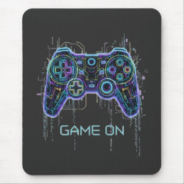  ​Cyberpunk-Gaming-Controller - Neon Game On Tech  Mousepad