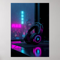 Cyberpunk Gaming-Headset