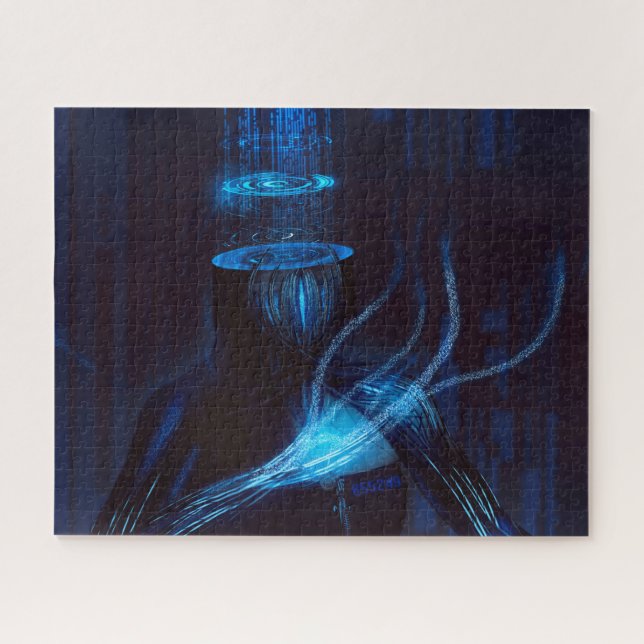 Cyberpunk-Gehirndatenbruch Puzzle (Horizontal)