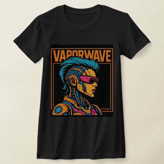Cyberpunk Girl T-Shirt (Ablage )