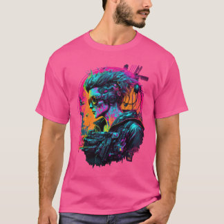 Cyberpunk-Girl-T - Shirt