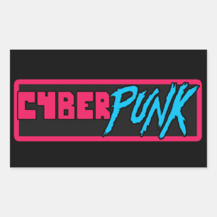 "Cyberpunk-" - glatter Aufkleber