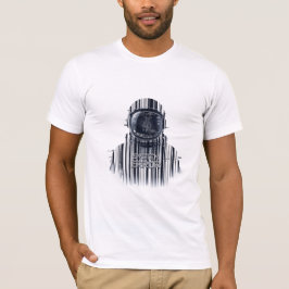 Cyberpunk-Glitch-Astronaut-Systemfehler-Ästhetik T-Shirt
