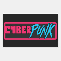 'Cyberpunk' - Glossy Sticker