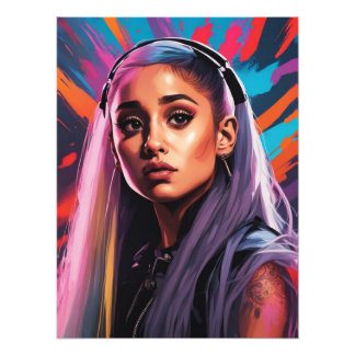 Cyberpunk Grande Portrait Fotodruck