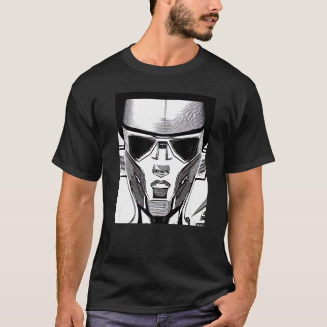 Cyberpunk Hacker Computer Geek Design Premium_29 T-Shirt (Vorderseite)