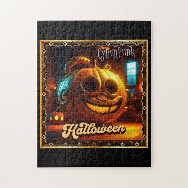 CYBERPUNK HALLOWEEN PUMPKIN PUZZLE (Vertikal)