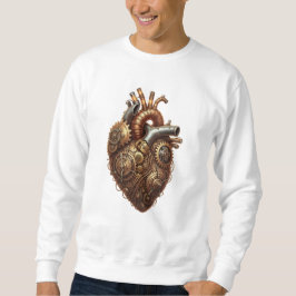 Cyberpunk-Kunst des mechanischen Herzens Sweatshirt
