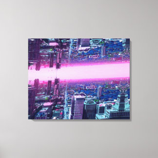 Cyberpunk Leinwand