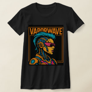 Cyberpunk-Mädchen-T-Shirt T-Shirt