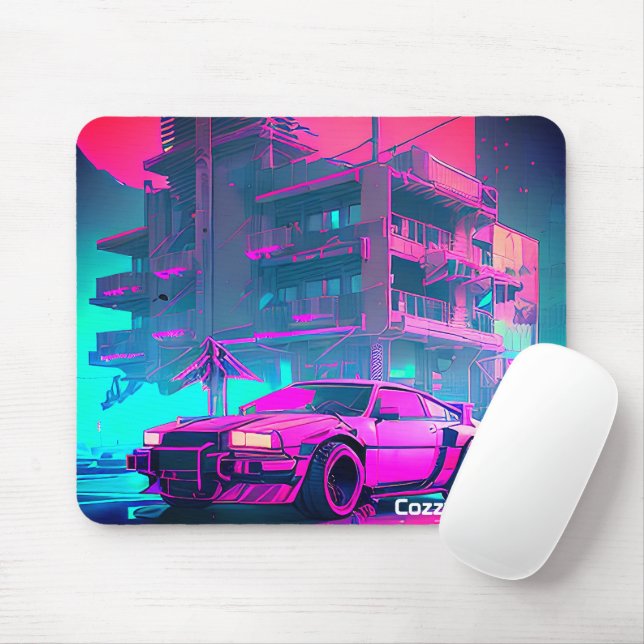 Cyberpunk Mousepad (Mit Mouse)