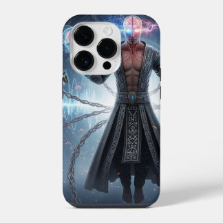 Cyberpunk Mystic | Techno Sorcerer iPhone 14 Pro Hülle