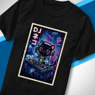 Cyberpunk Nachtleben japanische Musik Kunst süße D T-Shirt