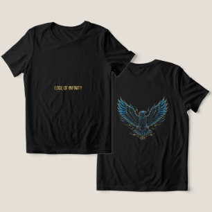 Cyberpunk-Neon-Adler-Glitch-T-Shirt Tri-Blend Shirt