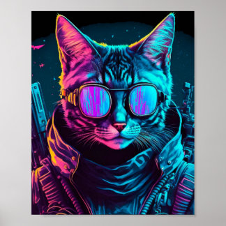 Cyberpunk-Neunauge Poster