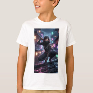 Cyberpunk-Ninja-Krieger-T-Shirt T-Shirt