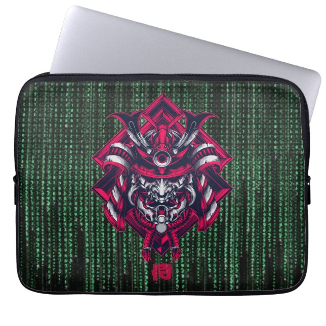 Cyberpunk Oni Matrix Laptop Hülle Laptopschutzhülle (Vorderseite)