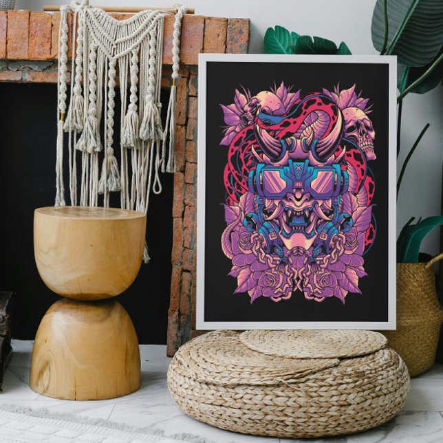 Cyberpunk Oni Poster (Von Creator hochgeladen)