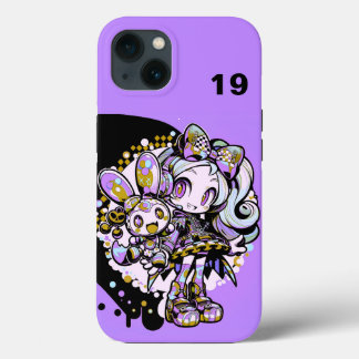 Cyberpunk Pastel Goth Anime Girl Custom Numbe Case-Mate iPhone Hülle