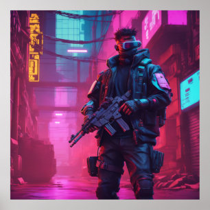 Cyberpunk-Poster Poster