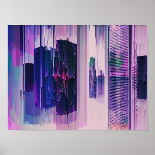 Cyberpunk-Poster Poster (Vorne)