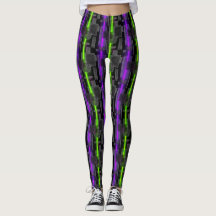 Cyberpunk-Power-Source-Laser-Print-Leggings