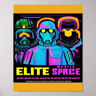 Cyberpunk Propaganda Rekrutierung Poster