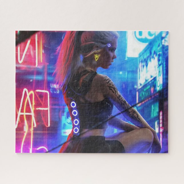 Cyberpunk Puzzle (Horizontal)