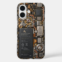 Cyberpunk Quantum Tech Leiterplatten-Handyhülle &