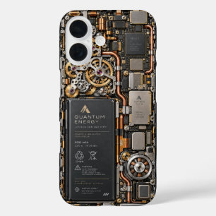 Cyberpunk Quantum Tech Leiterplatten-Handyhülle & iPhone 16 Hülle