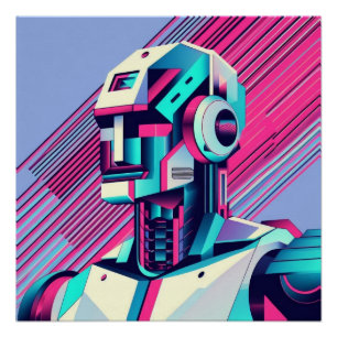Cyberpunk-Reflektionen Poster