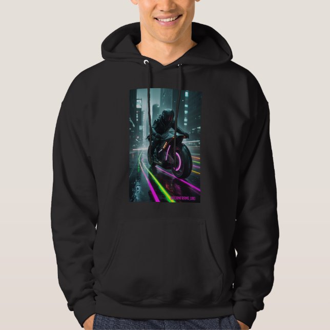 Cyberpunk / Retro-Ästhetik-Design Hoodie (Vorderseite)