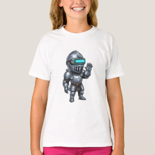 Cyberpunk-Ritter VR Chibi-Kinder T-Shirt