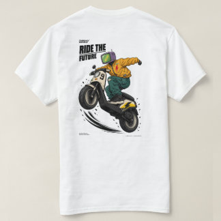 Cyberpunk-Roller – futuristische urbane Straße T-Shirt