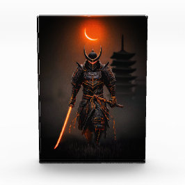 Cyberpunk Samurai Futuristic Warrior Fotoblock