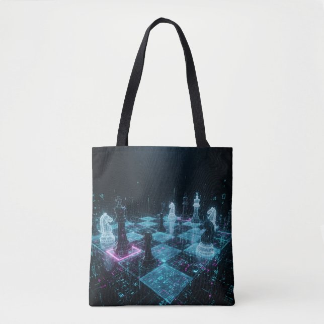Cyberpunk-Schach, Neon-Digital-Brettspiel S (Vorderseite)
