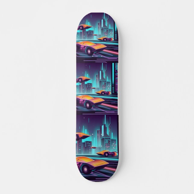 Cyberpunk Skateboard (Vorne)