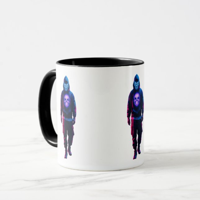 Cyberpunk Tasse (Vorderseite Links)