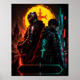 Cyberpunk-Vater-Erbe-Poster Poster