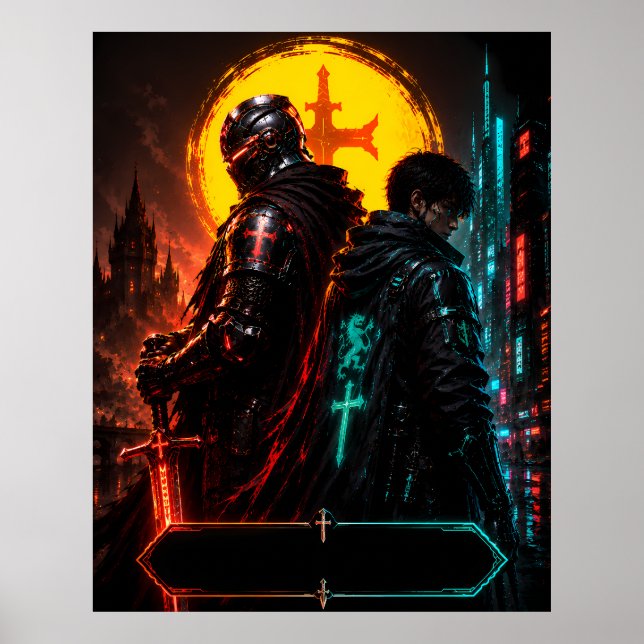 Cyberpunk-Vater-Erbe-Poster Poster (Vorne)