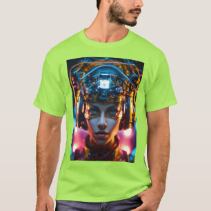 Cyberpunk Vision - Futuristischer und High-Tech-T  T-Shirt