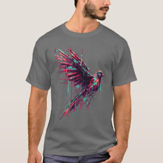 Cyberpunk-Vogeldesign-Freund T-Shirt