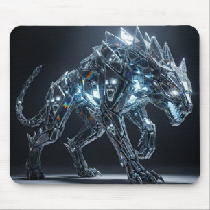 Cyberpunk Wolf Gaming Mouse Pad Mousepad