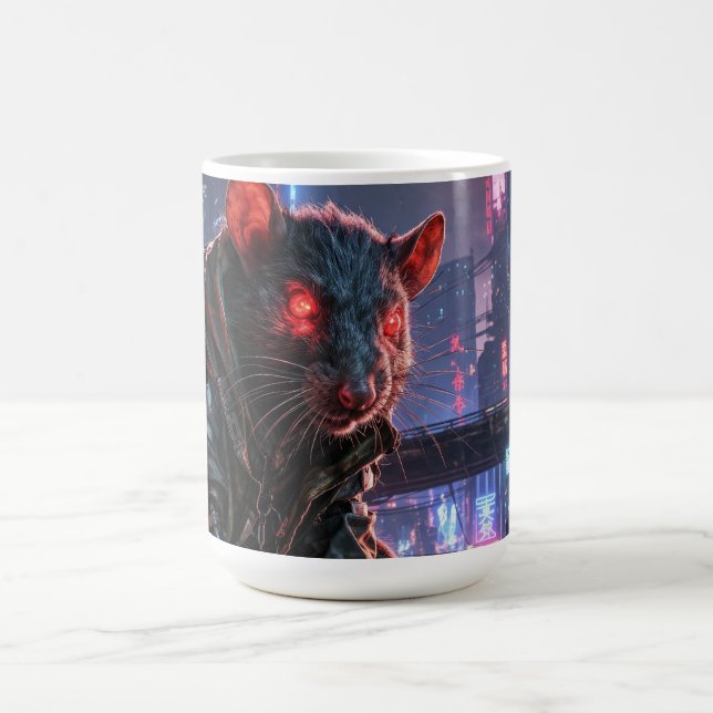 CyberRatte Kaffeetasse (Mittel)