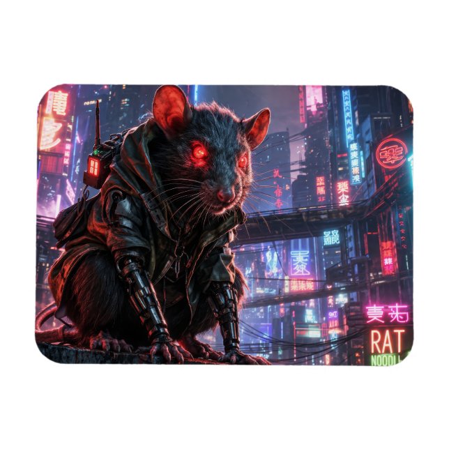CyberRatte Magnet (Horizontal)